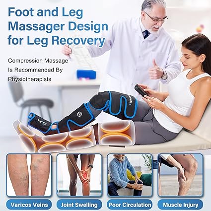 Premium Full Leg Massager for Circulation & Pain Relief | جهاز تدليك الساق بالكامل لتنشيط الدورة الدموية وتخفيف الآلام