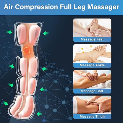 Premium Full Leg Massager for Circulation & Pain Relief | جهاز تدليك الساق بالكامل لتنشيط الدورة الدموية وتخفيف الآلام
