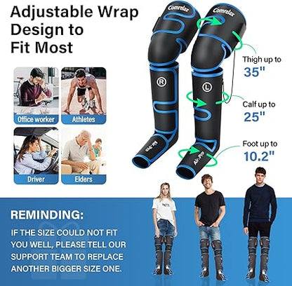 Premium Full Leg Massager for Circulation & Pain Relief | جهاز تدليك الساق بالكامل لتنشيط الدورة الدموية وتخفيف الآلام